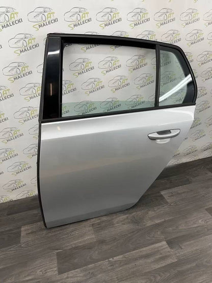 Türe Tür Hinten Links Vw Golf VI 6 5K Modell Farbe LA7W Silber