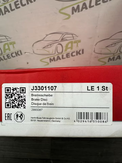 J3301107 Bremsscheiben Satz Vorne Nissan Qashgai Renault Kadjar