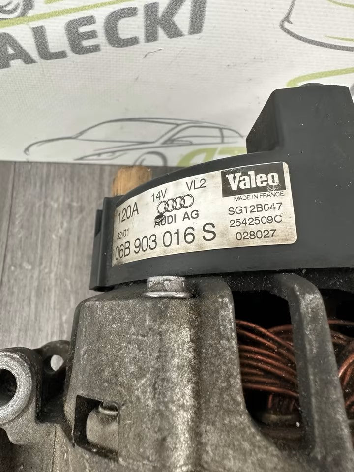 06B903016S Lichtmaschine Generator Audi A4 B6 B7 8E 8H 1,8T 2,0 B