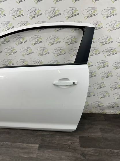 Türe Tür Links Opel Corsa D 3-Tür Modell Farbe Z474 Weiß