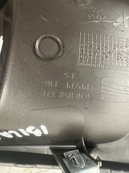 6J0711113AD Schaltknauf Mittekonsolenblende Seat Ibiza 6J0858331