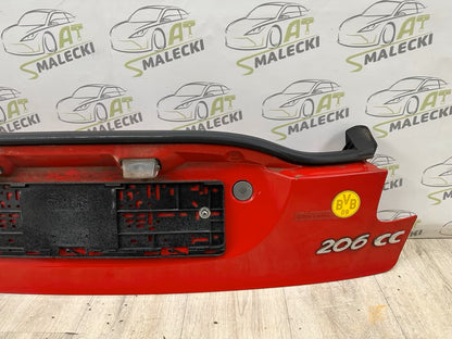 Tailgate Lower Peugeot 206 CC Models Color KKN Red