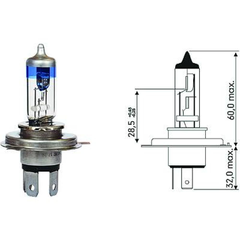 N0177632 H4 12V 60/55W P43t H4 Glühlampe Halogen LID10064