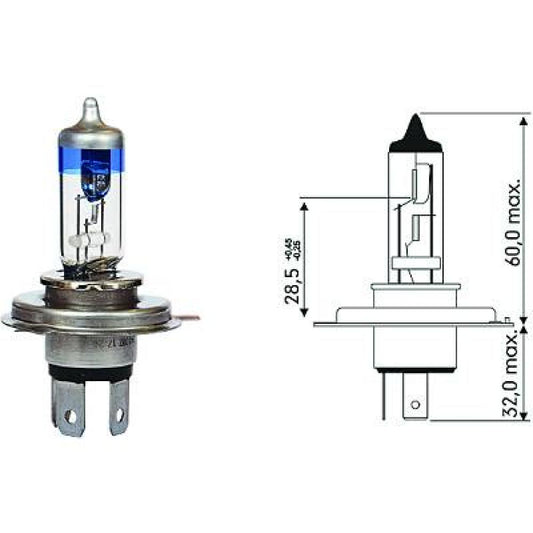N0177632 H4 12V 60/55W P43t H4 Glühlampe Halogen LID10064