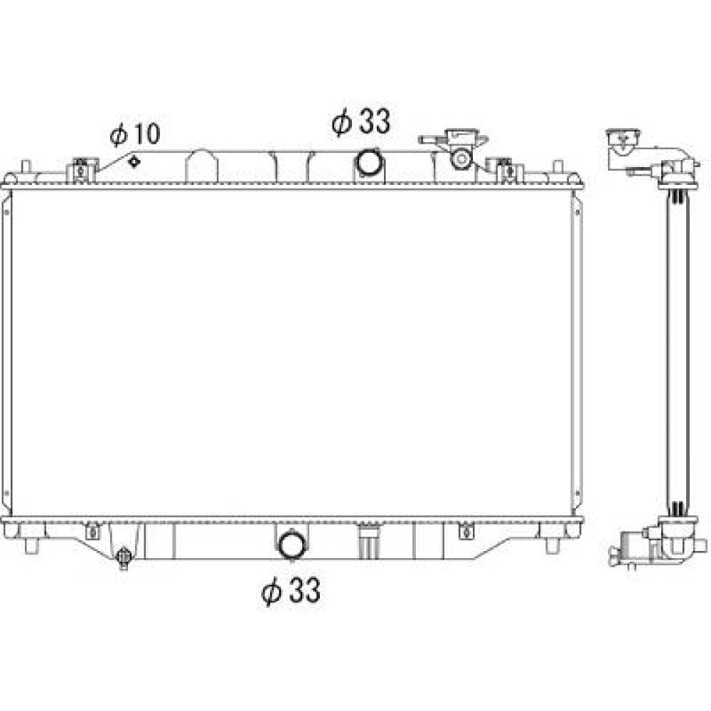 PE0115221 Kühler Motorkühlung für MAZDA CX5 04/2012 DCM2283