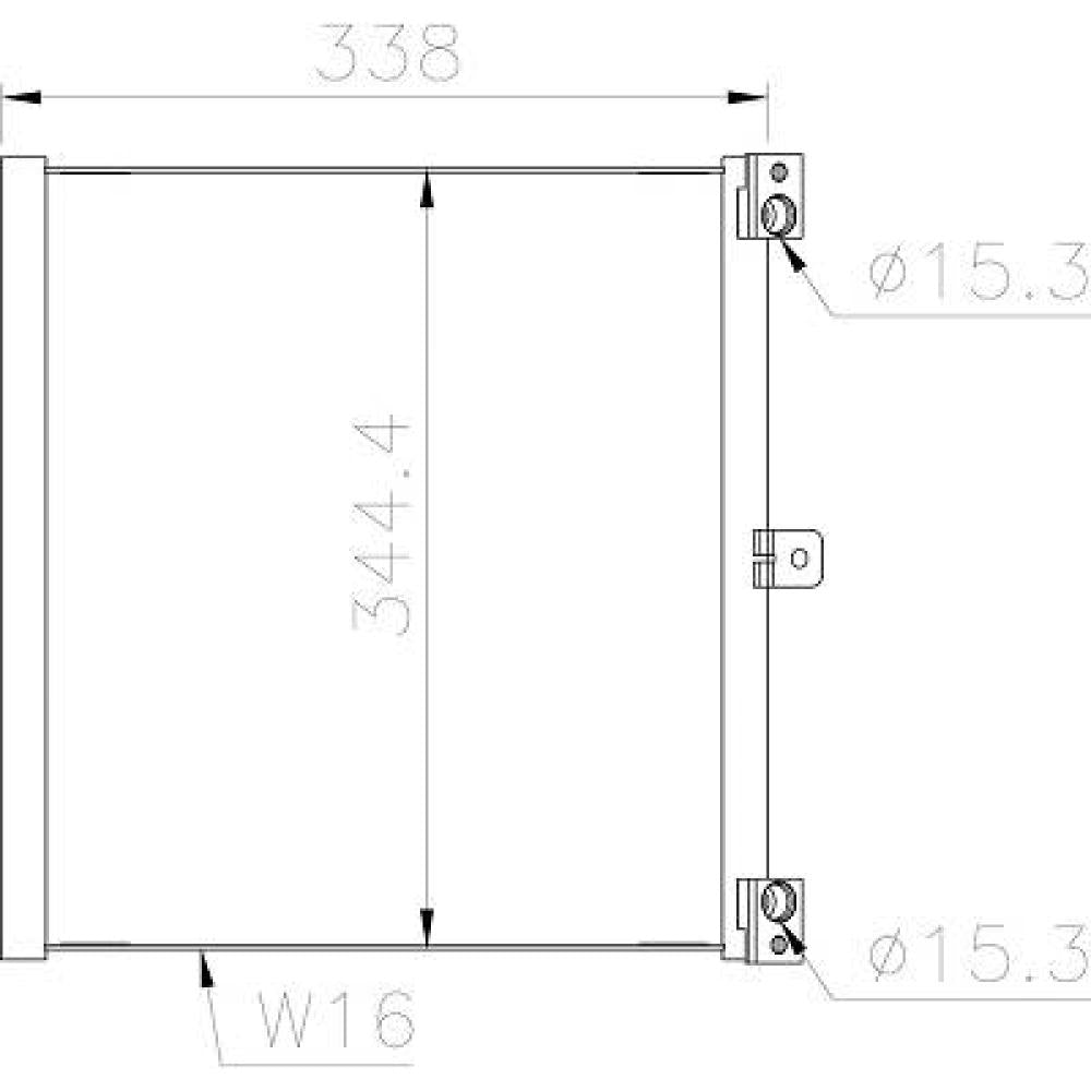 99157311102 KONDENSATOR PORSCHE 911  2012->> DCC1952