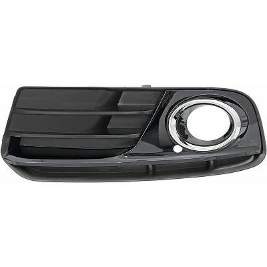 8R0807682M STOßST.GRILL LI. AUDI  Q5, 12-17       SCHWARZ/CHROM, 1075447