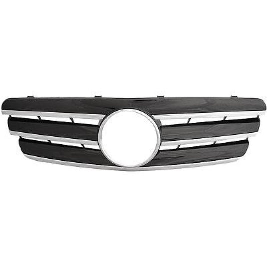 KÜHLERGRILL KPL.  DB W203, 00-07        CHROM/SCHWARZ 1671240