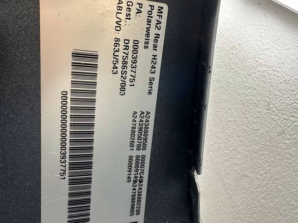 A2478853004 Stoßstange Hinten Mercedes GLA W247 ab 2019