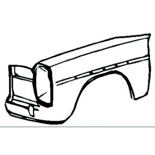 A1158801418 KOTFLÜGEL RECHTS     W114, BJ. 68-73          AUCH COUPE` 1610006