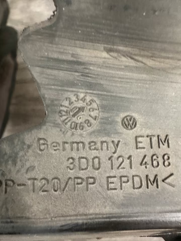 3D0121468 Ladeluftkühler Luftführung VW Phaeton 3D