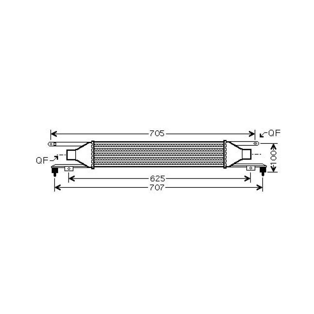 55702194 LADELUFTKÜHLER Opel Corsa D 1,3 CDTI DCA1097