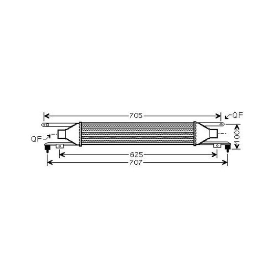 55702194 LADELUFTKÜHLER Opel Corsa D 1,3 CDTI DCA1097