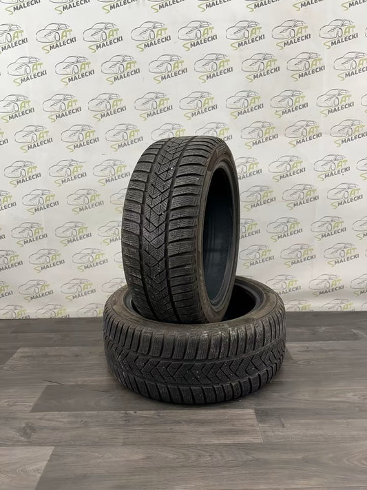 225 45 R17 winter tires 2 pieces Pirelli 5mm 3419 used