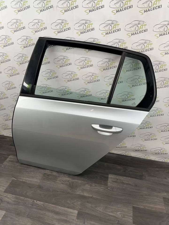 Türe Tür Hinten Links Vw Golf VI 6 5K Modell Farbe LA7W Silber