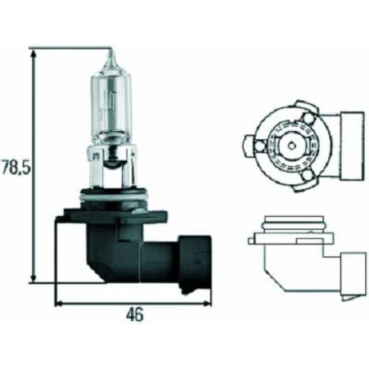 N10130001 HB4 [9006] 12V 51W P22d HB4 Glühlampe      Halogen LID10029