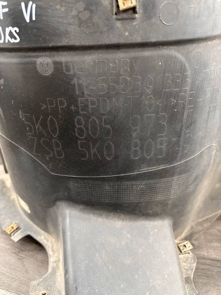 Radhausschale Innenkotflügel komplett Links Vw Golf VI 6 5K Model