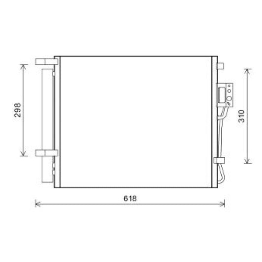 976062B700 KONDENSATOR HYUNDAI SANTA FE 01/2009 DCC1918