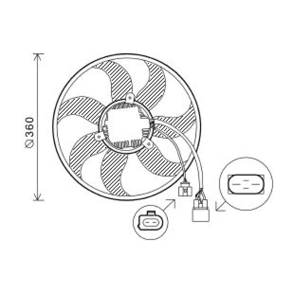 1K0959455BC LÜFTER LÜFTER  VW DCL1230