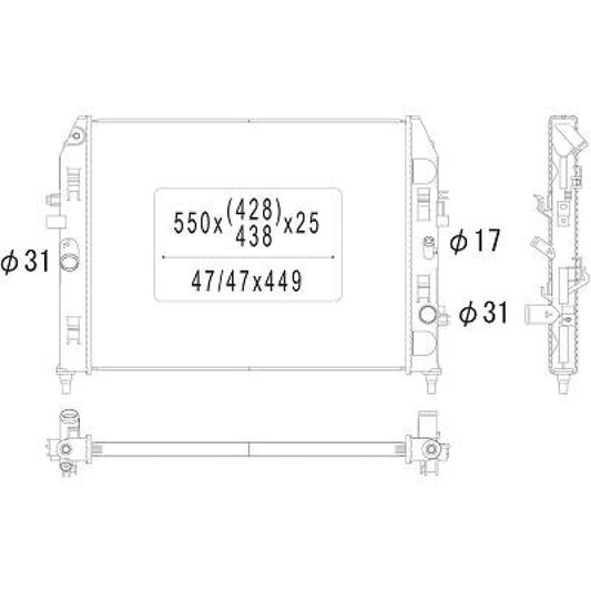 LFG215200E Kühler Motorkühlung für MAZDA MX 5 10/2005 DCM2265