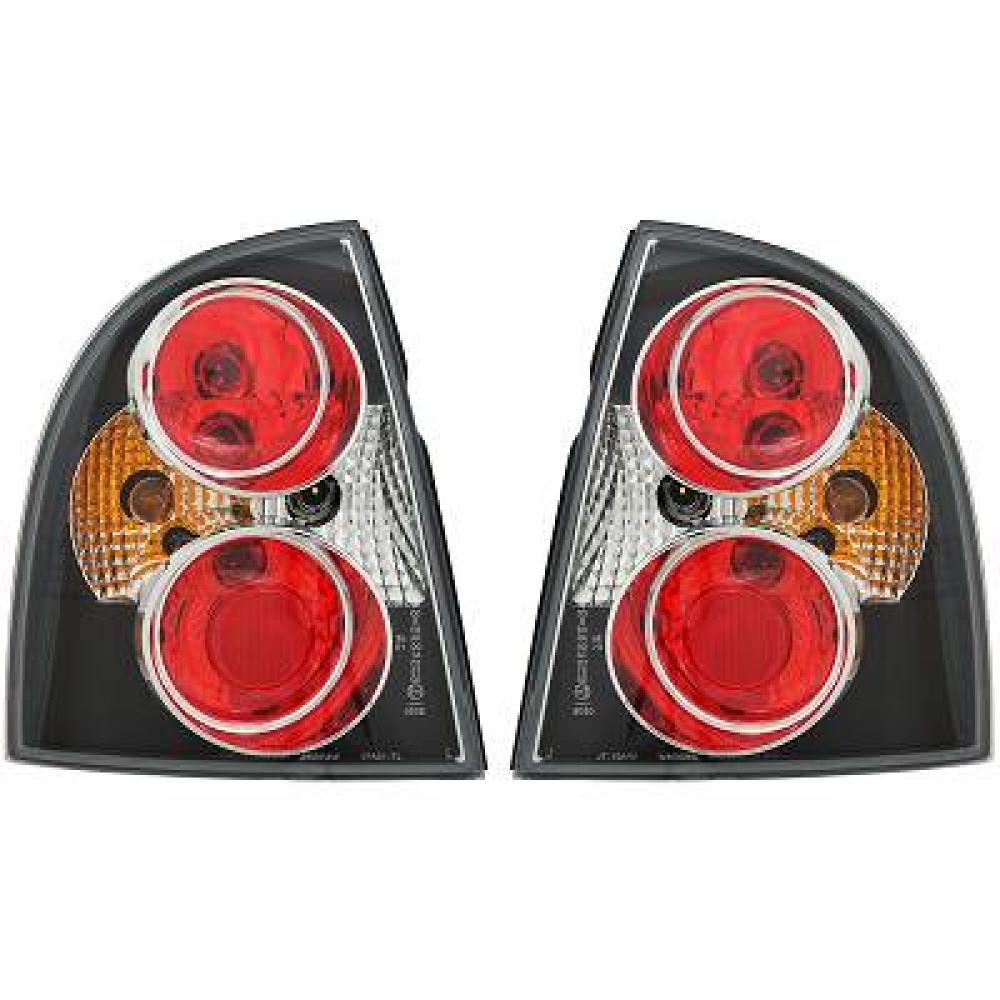 nan SATZ RÜCKLEUCHTEN  PASSAT, 00-05     KLARGLAS/SCHWARZ 2246195