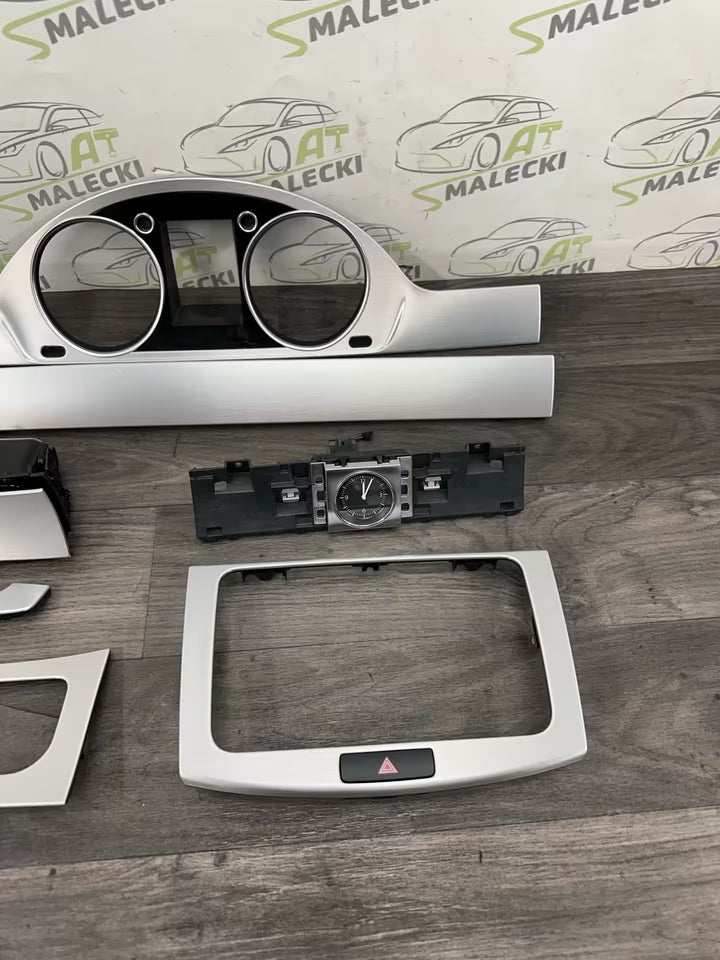 Dekorleiste Set Dekor Zierleiste Vw Passat 3AA B7 Gebürstet