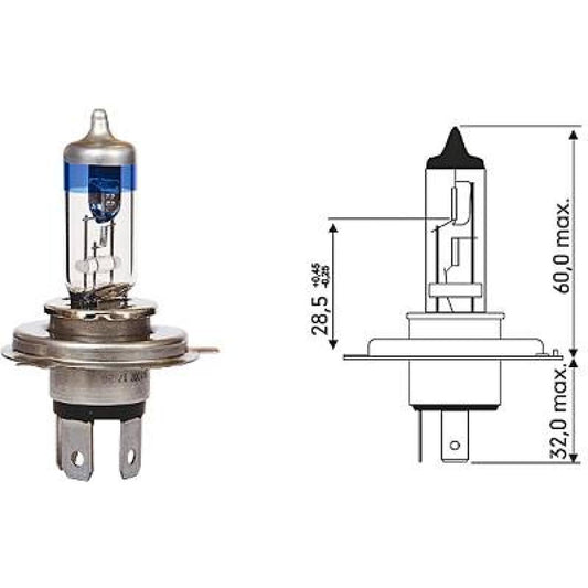 N0177632 H4 12V 60/55W P43t H4 Glühlampe Halogen LID10067