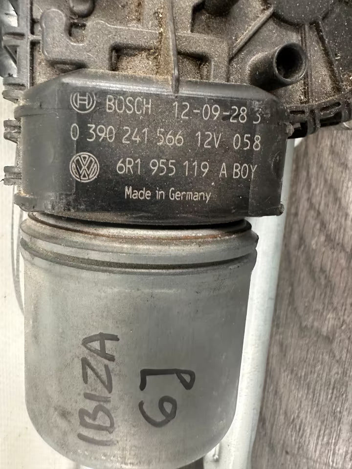 6R1955119 Wischermotor Wischergestänge Vorne Seat Ibiza 6J