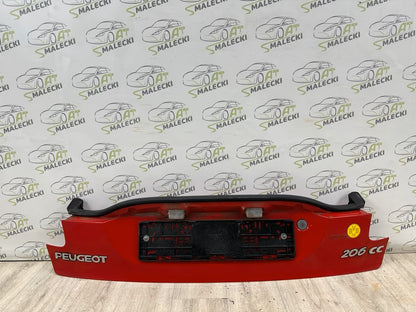 Tailgate Lower Peugeot 206 CC Models Color KKN Red
