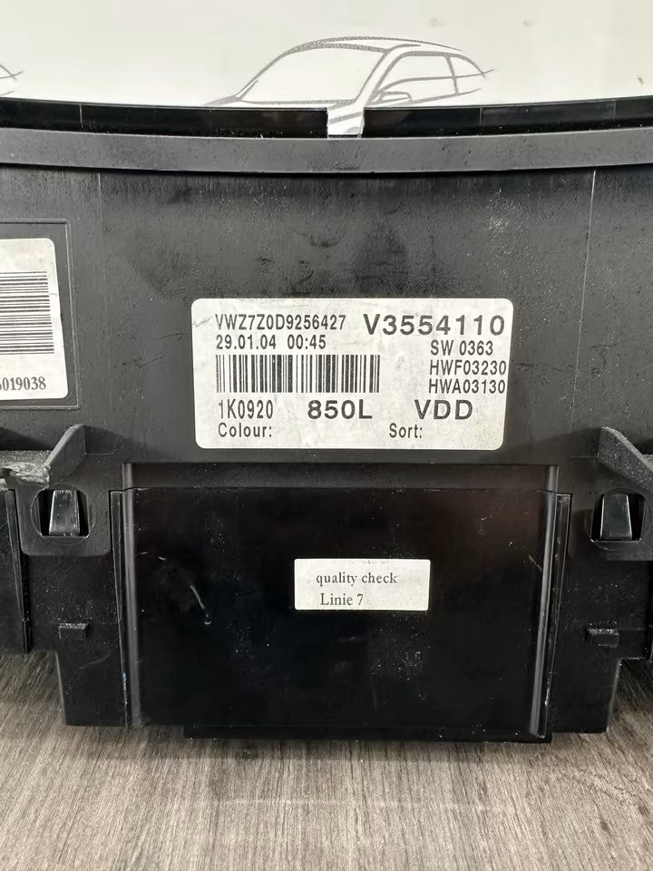1K0920850L Tacho Kombiinstrument Vw Golf V 5 1K 5M Diesel