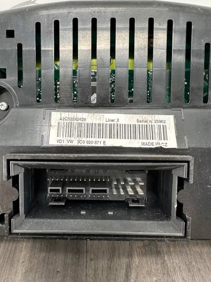 3C0920871E Tacho Kombiinstrument Vw Passat 3C B6 2,0 Tdi 200000