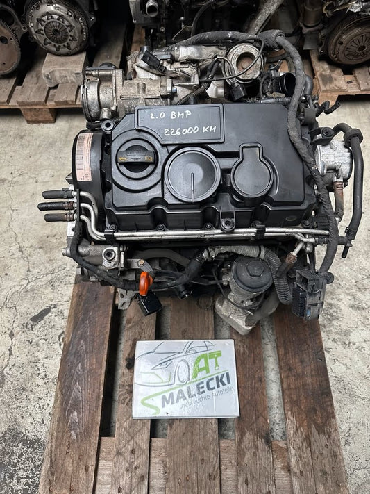 BMP Motor 2,0 Tdi 140 Ps Diesel Motor Vw Audi Seat Skoda komplett