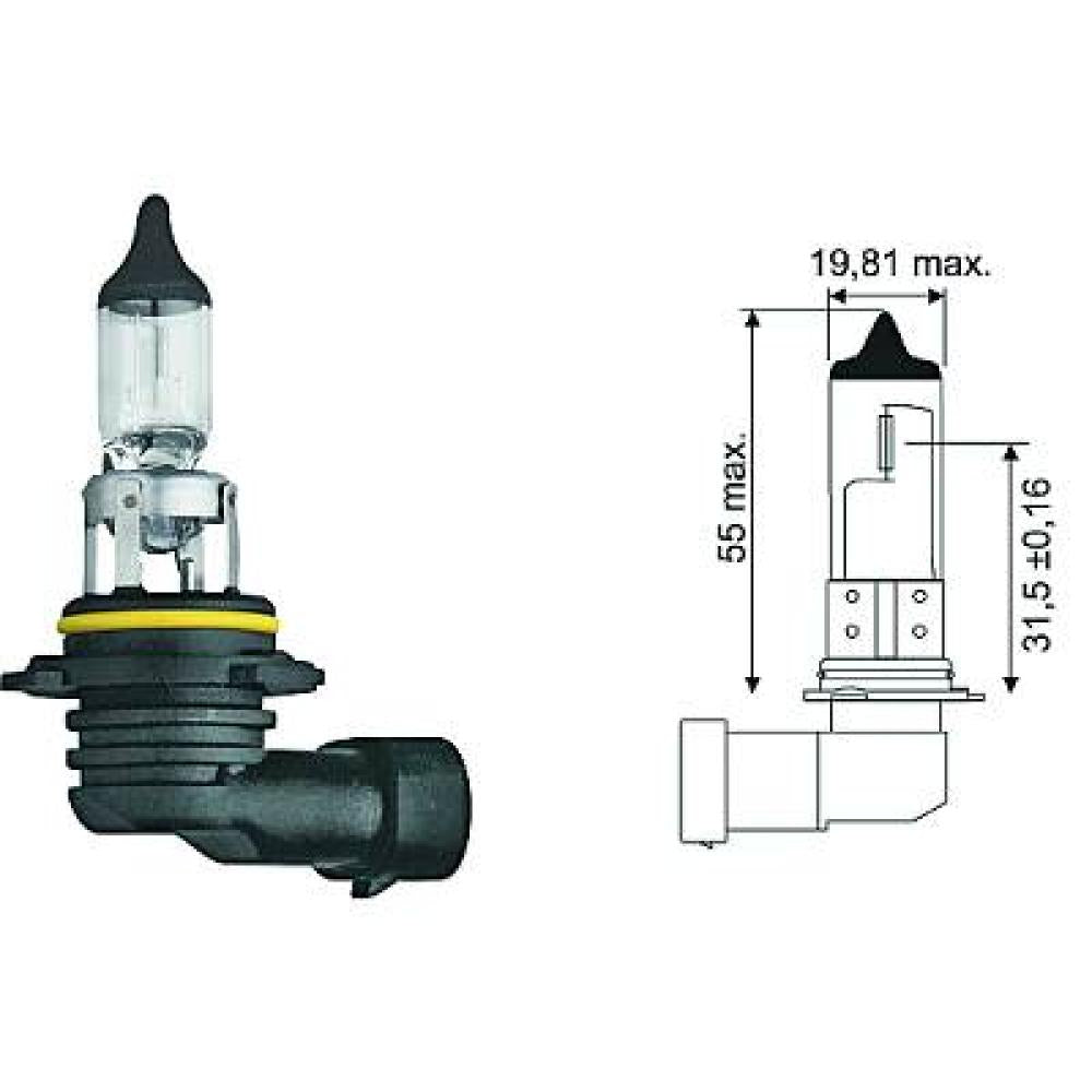 N10130001 HB4 [9006] 12V 51W P22d HB4 Glühlampe     Longlife LID10030