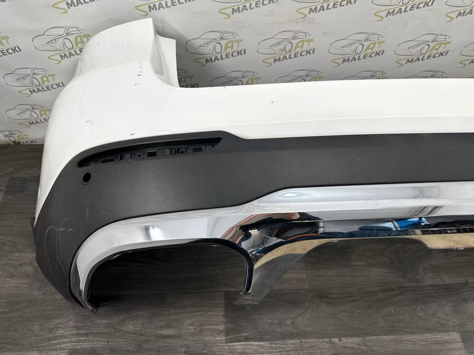 A2538858502 Stoßstange Hinten Mercedes GLC A253 Modell Weiß Chrom