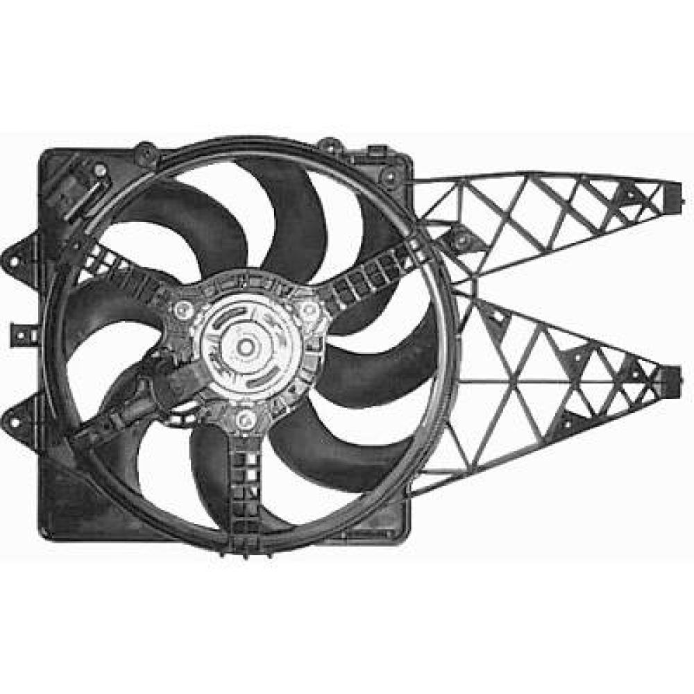 55700342 EL.LÜFTER    GRANDE PUNTO, 05->>                405mm 8345613
