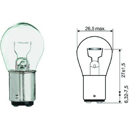 nan P21W 12V 21W BA15d P21W Glühlampe   Halogen LID10053