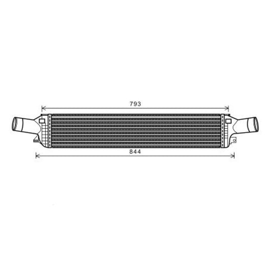 8K0145805AC LADELUFTKÜHLER AUDI  A4  IV 2.7 TDI * 06/ DCA1088