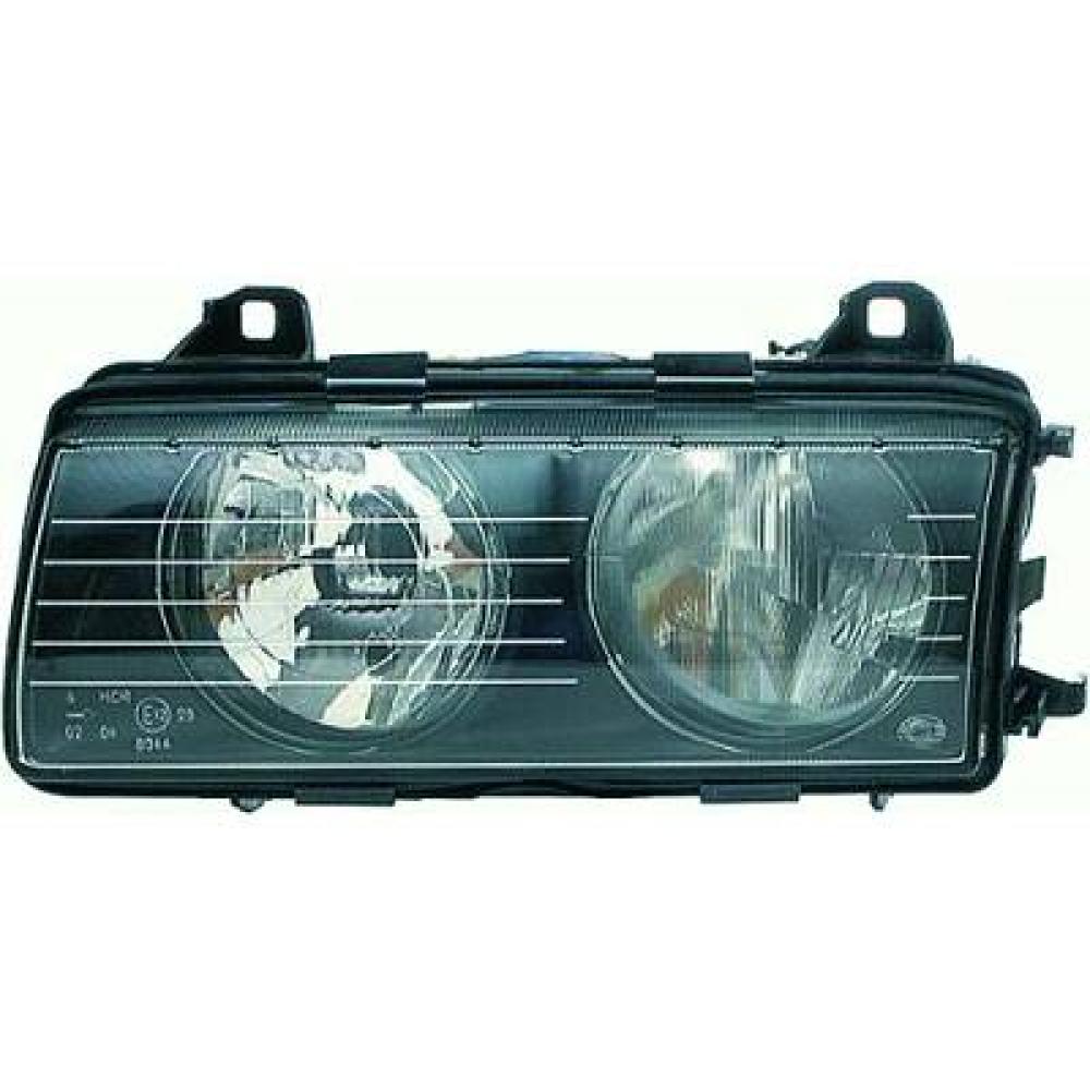 63 12 8 363 494 SCHEINWERFER RE.  BMW E36, 94-97        H7+H7 FÜR LWR 1213282