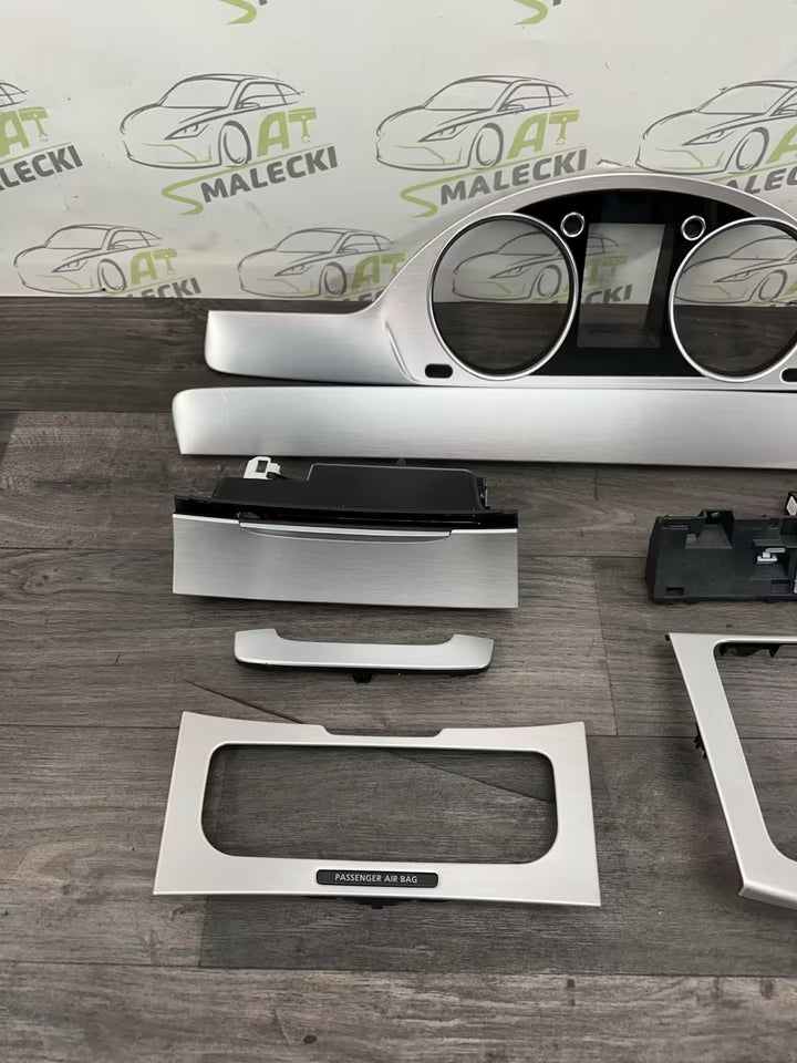 Dekorleiste Set Dekor Zierleiste Vw Passat 3AA B7 Gebürstet