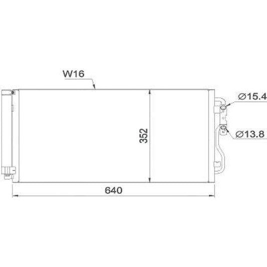 64504270545 KONDENSATOR   BMW 1;2;3;4, 13-17 DCC1576