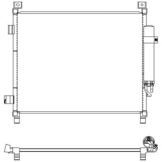 921003VA1A KONDENSATOR NISSAN Note =>>06/2013 DCC1966