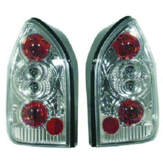 nan DESIGNRÜCKLAMP.SET ZAFIRA, 99-05       KLARGLAS/CHROM 1890095