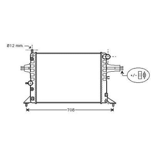 9202493 Kühler Motorkühlung für OPEL ASTRA G 1,4/1,6 16V DCM2633
