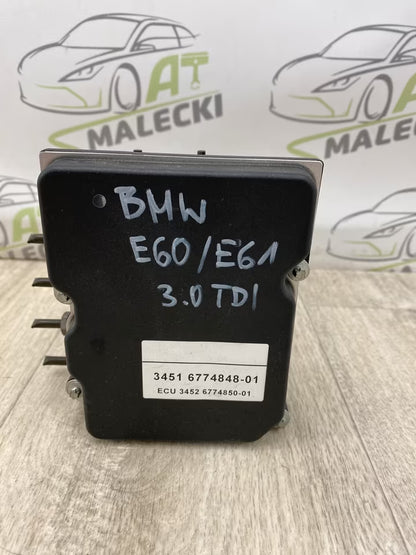 ABS Steuergerät Bmw 5er E60 E61 6774848-01 6774850-01