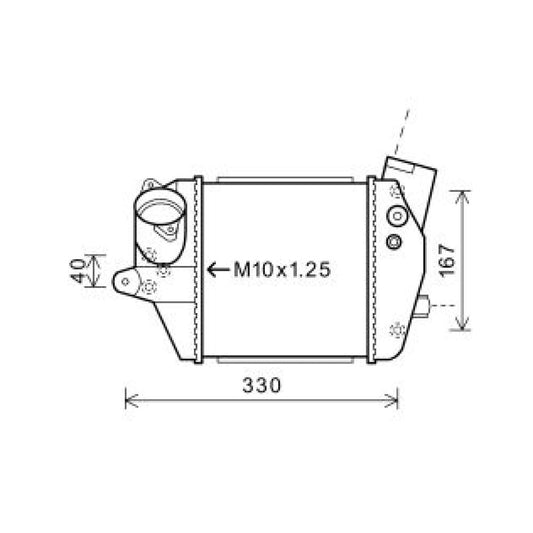RFY413SGX LADELUFTKÜHLER MAZDA  5 02/2005 DCA1070