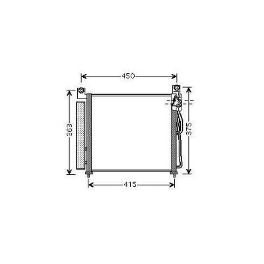9760607000 KONDENSATOR KIA PICANTO 04/2004 DCC1927