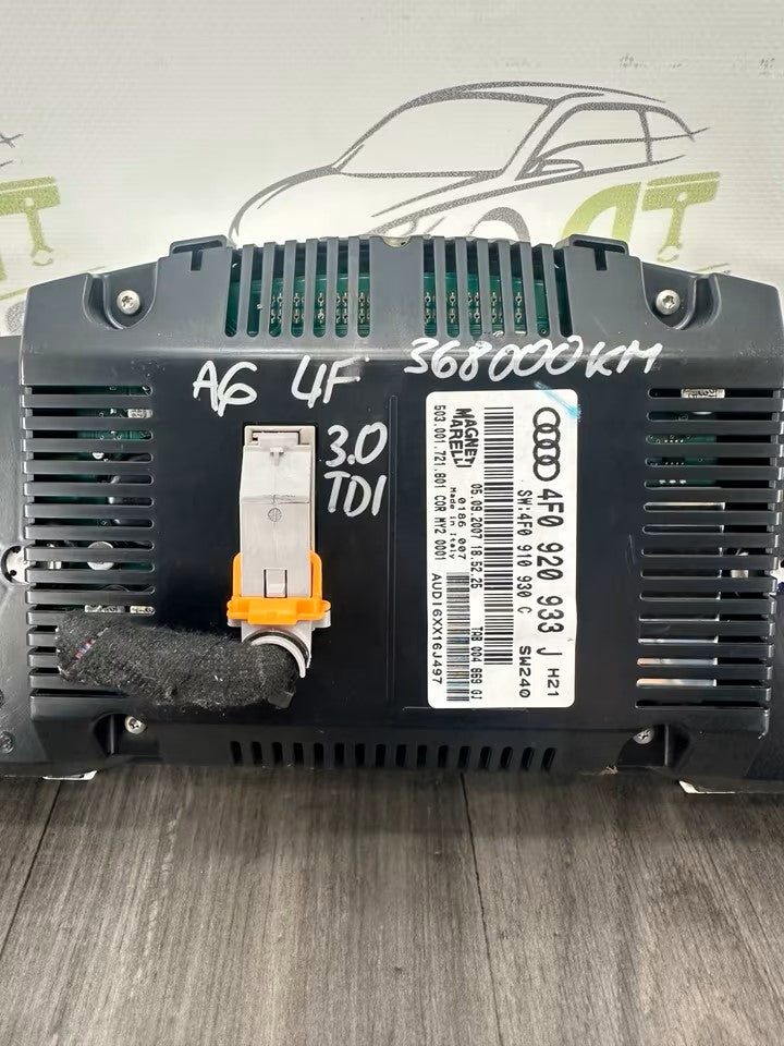 4F0920933J Tacho Kombiinstrument Audi A6 4F C6 3,0 Tdi ASB 2007