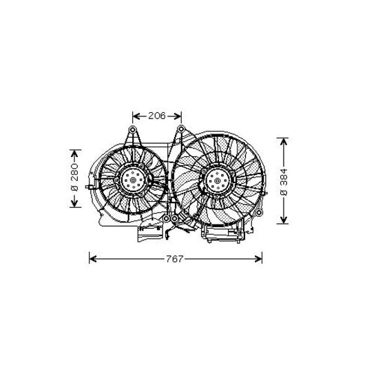 8E0121205 LÜFTER LÜFTER  LI. AUDI DCL1237
