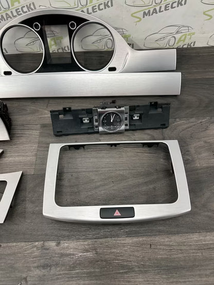 Dekorleiste Set Dekor Zierleiste Vw Passat 3AA B7 Gebürstet