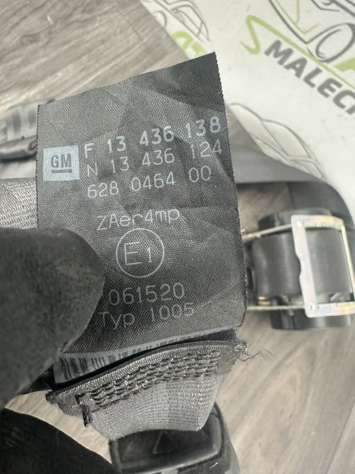 367416257 Sicherheitsgurt Hinten Rechts Opel Corsa D